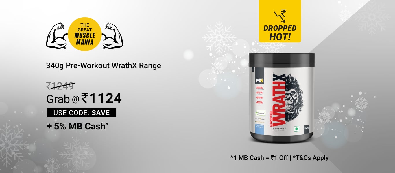 340g Pre Workout WrathX Range @ 1124 using SAVE + 5% MB Cash