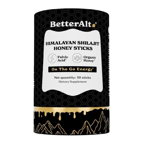 1 - BetterAlt She-lajit Honey Sticks flavour Strawberry,  30 Piece(s)/Pack 