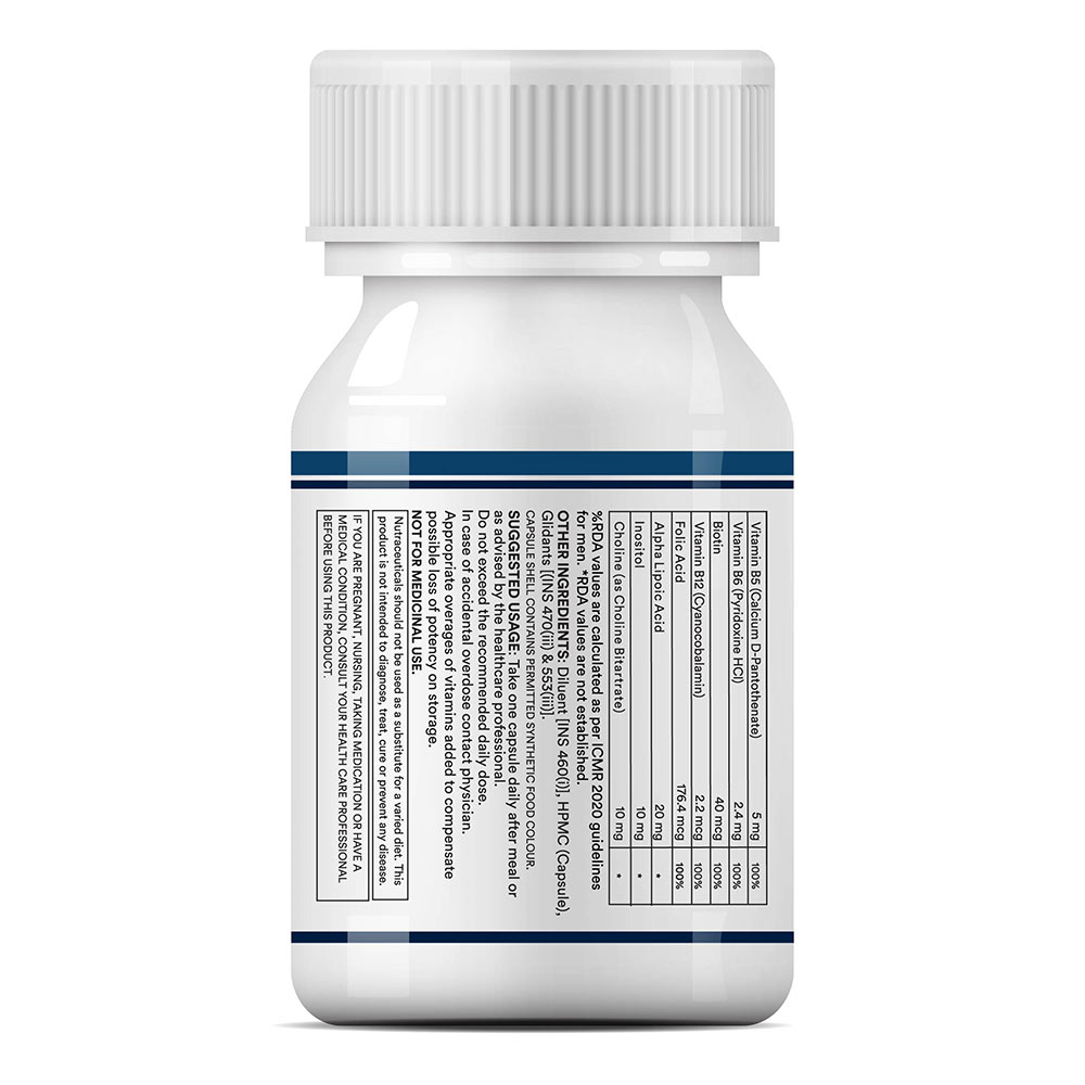 8 - INLIFE High Strength B-Complex,  60 veggie capsule(s)  Unflavoured 