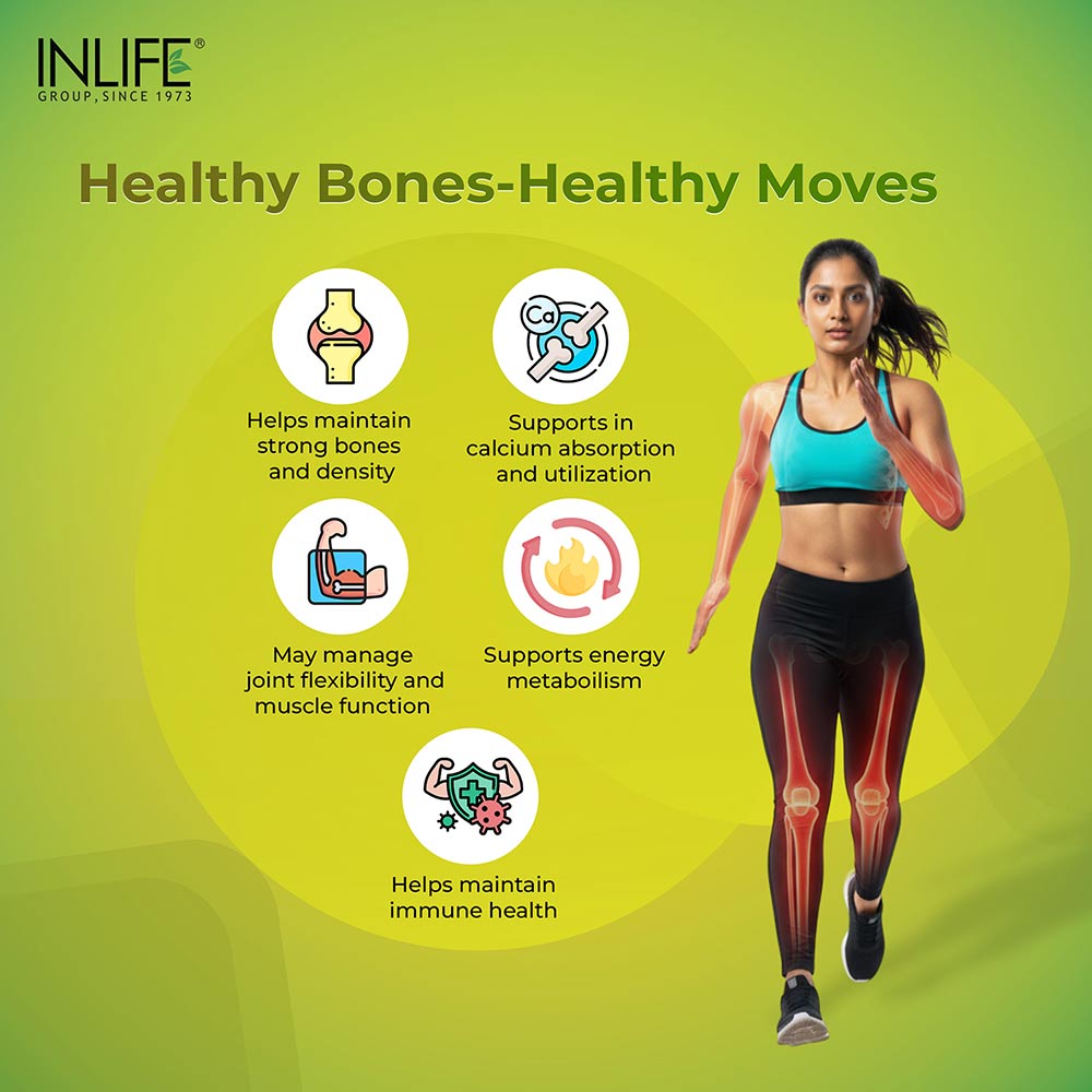 6 - INLIFE Calcium Zinc Magnesium Vitamin D+K2,  60 tablet(s)  Unflavoured 
