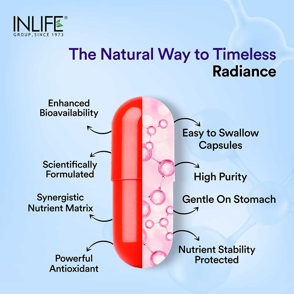 4 - INLIFE Glutathione Reduced with Vitamin C, Milk Thistle,  Unflavoured  30 veggie capsule(s) 