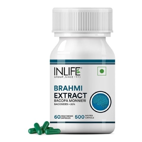 1 - INLIFE Brahmi Extract,  60 capsules 