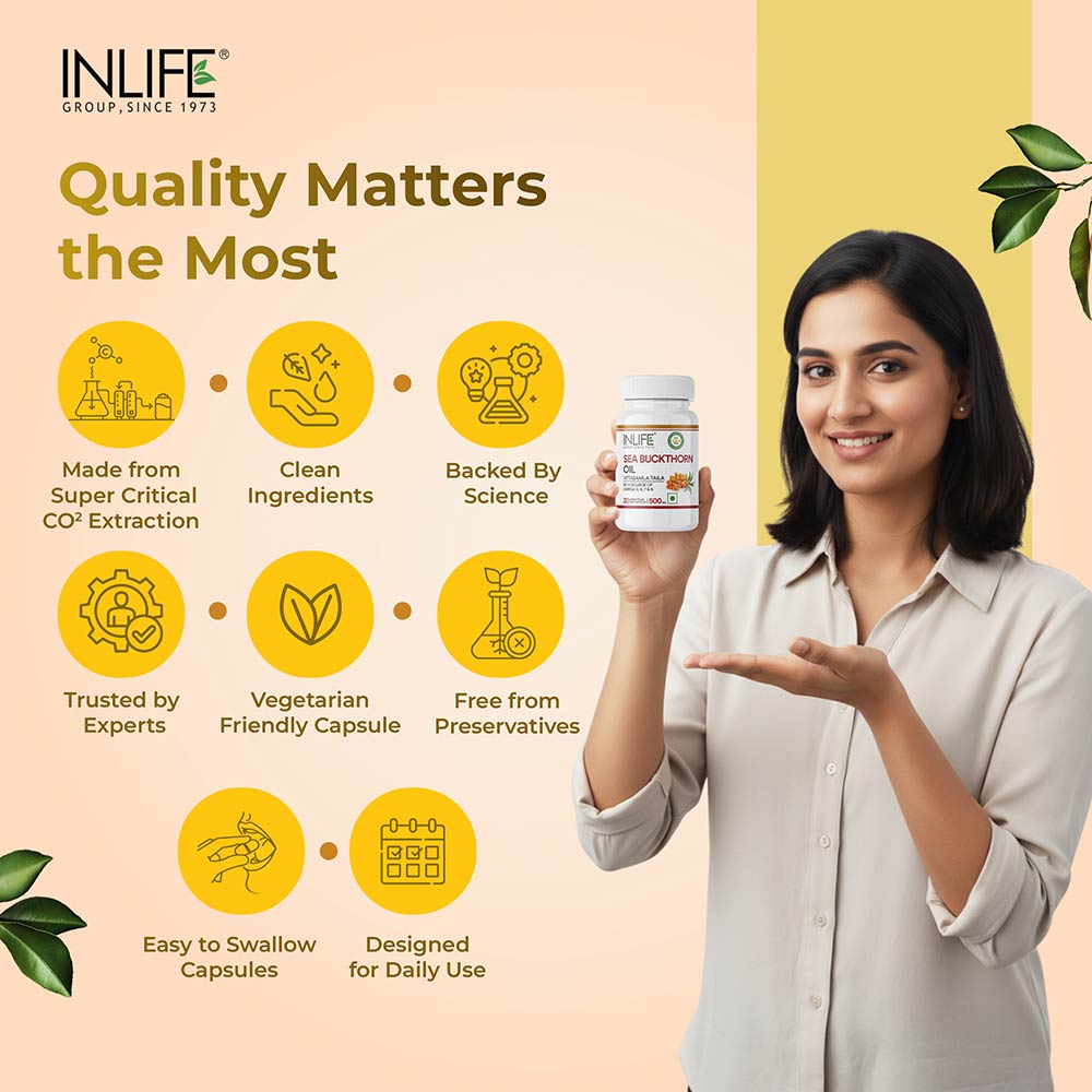 8 - INLIFE Sea Buckthorn Oil,  30 veggie capsule(s) 