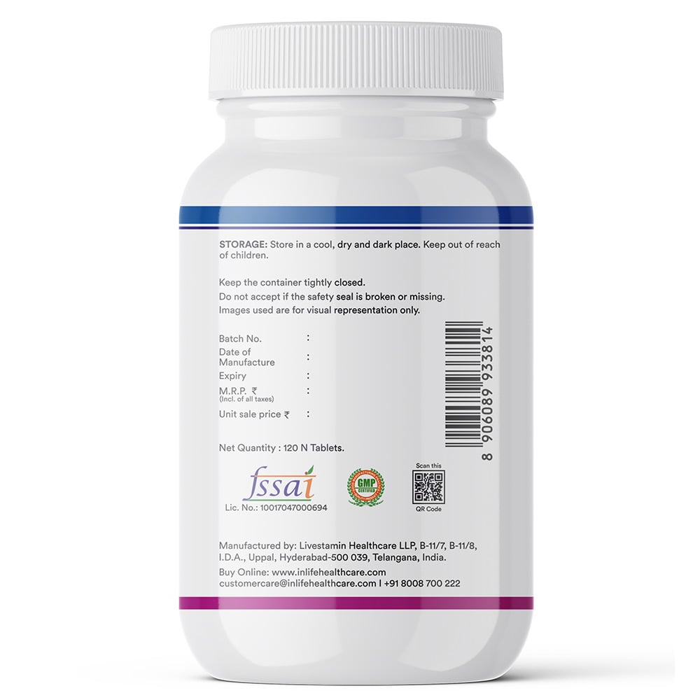 7 - INLIFE Multivitamin & Minerals,  120 tablet(s)  Unflavoured 