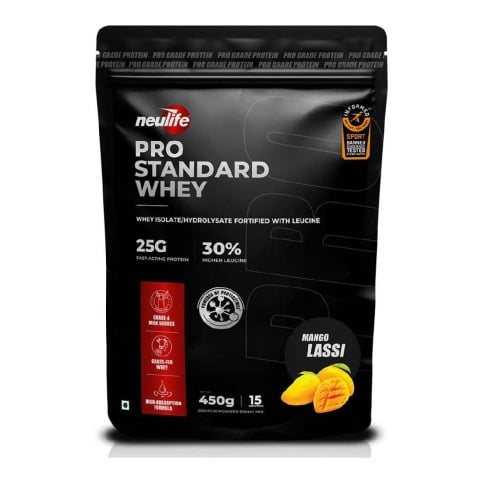1 - Neulife Pro Standard Whey,  0.99 lb  Mango Lassi 