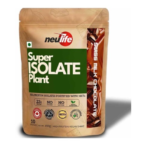 1 - Neulife Super Isolate Plant,  0.99 lb  Swiss Milk Chocolate 