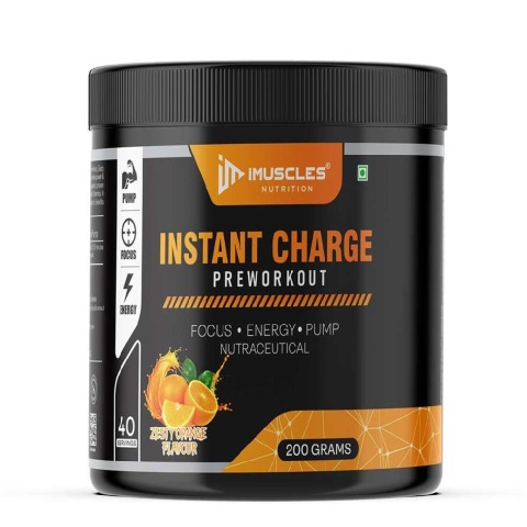 1 - iMuscles Nutrition Instant Charge Pre Workout,  0.44 lb  Zesty Orange 