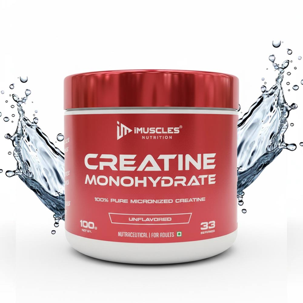 1 - iMuscles Nutrition Pure Creatine Monohydrate,  Unflavoured  0.22 lb 