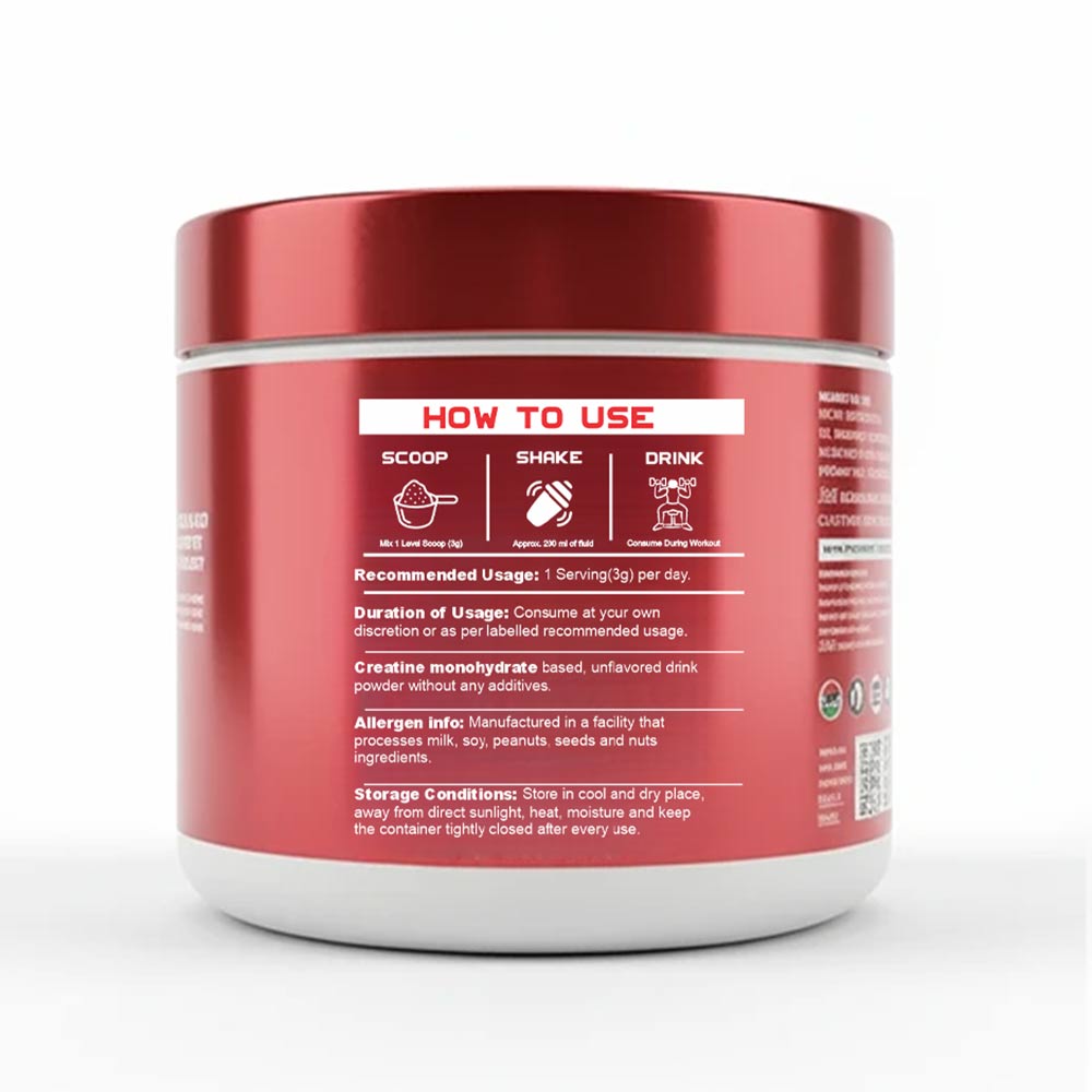 3 - iMuscles Nutrition Pure Creatine Monohydrate,  Unflavoured  0.22 lb 