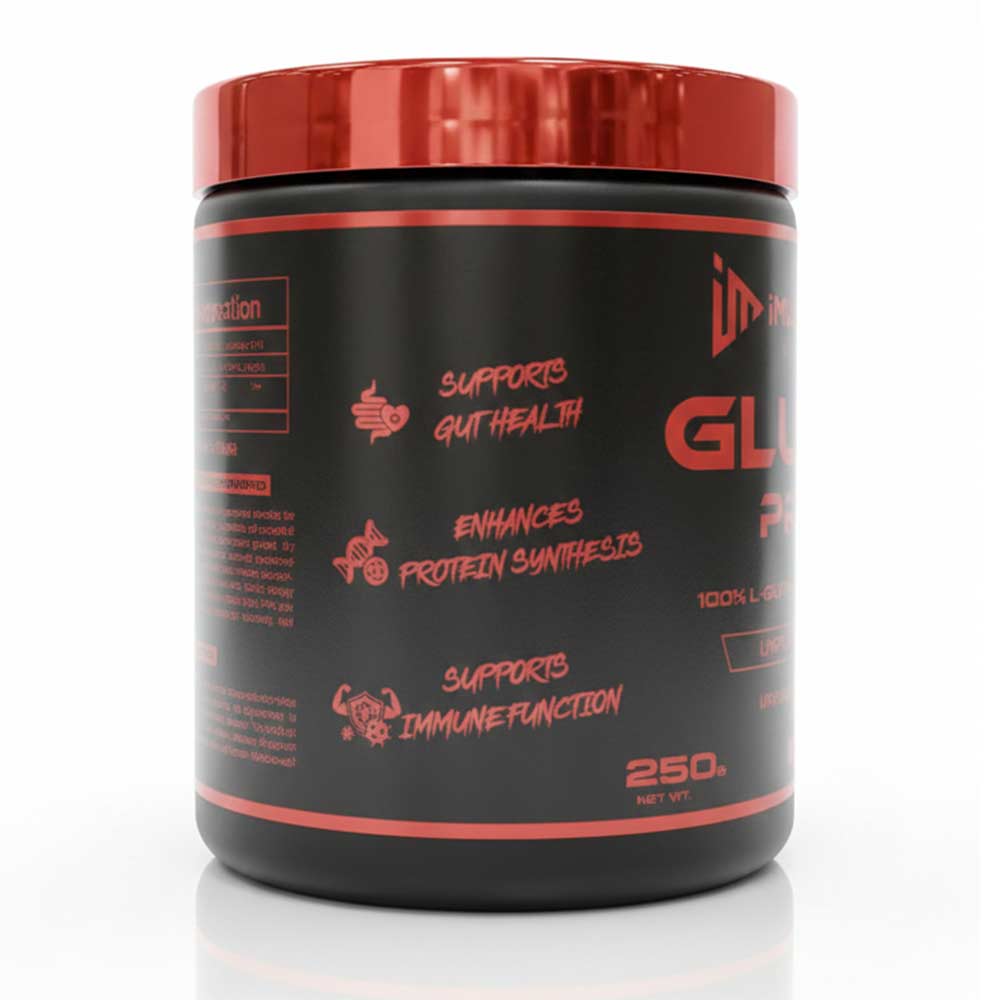 4 - iMuscles Nutrition Gluta Pro L-Glutamine,  0.55 lb  Unflavoured 