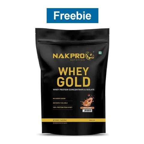 Nakpro Whey Gold Protein Concentrate,  2.2 lb  Coffee 