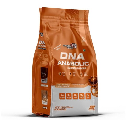 2 - Muscle Garage DNA Anabolic Mass Gainer,  9.9 lb  Choco Caramel 