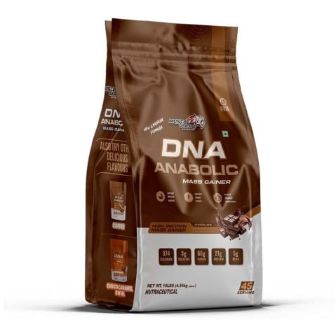 1 - Muscle Garage DNA Anabolic Mass Gainer,  10 lb  Chocolate 