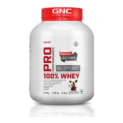 1 - GNC Pro Performance 100% Whey Protein,  4 lb  Cafe Mocha 