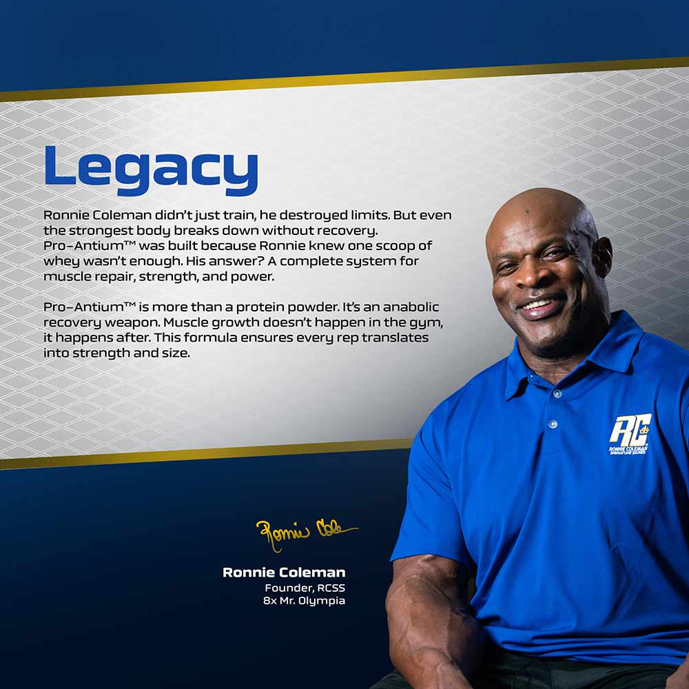 4 - Ronnie Coleman Pro-Antium Whey Protein,  5 lb  Double Chocolate