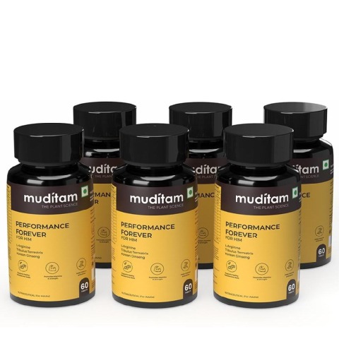 1 - Muditam Performance Forever for Him (Pack of 6), 60 tablet(s)