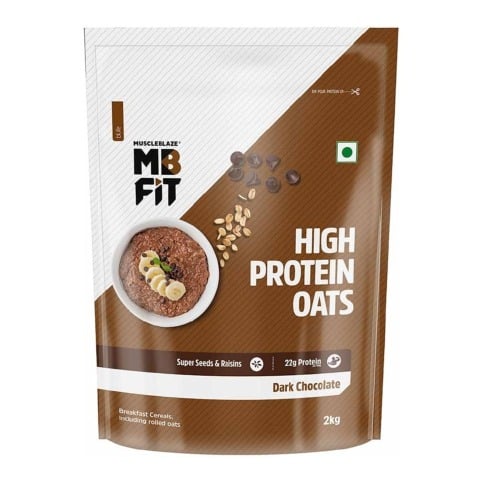 3 - MuscleBlaze High Protein Oats,  2 kg  Dark Chocolate 