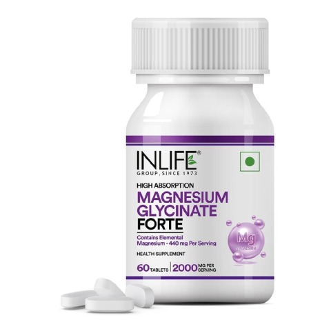 1 - INLIFE Magnesium Glycinate Forte,  Unflavoured  60 tablet(s) 