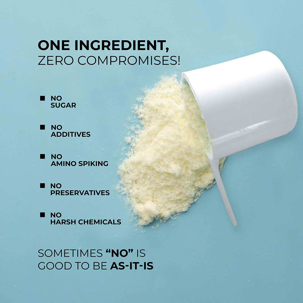 7 - AS-IT-IS Nutrition Whey Protein Concentrate 80%,  4.4 lb  Unflavoured 