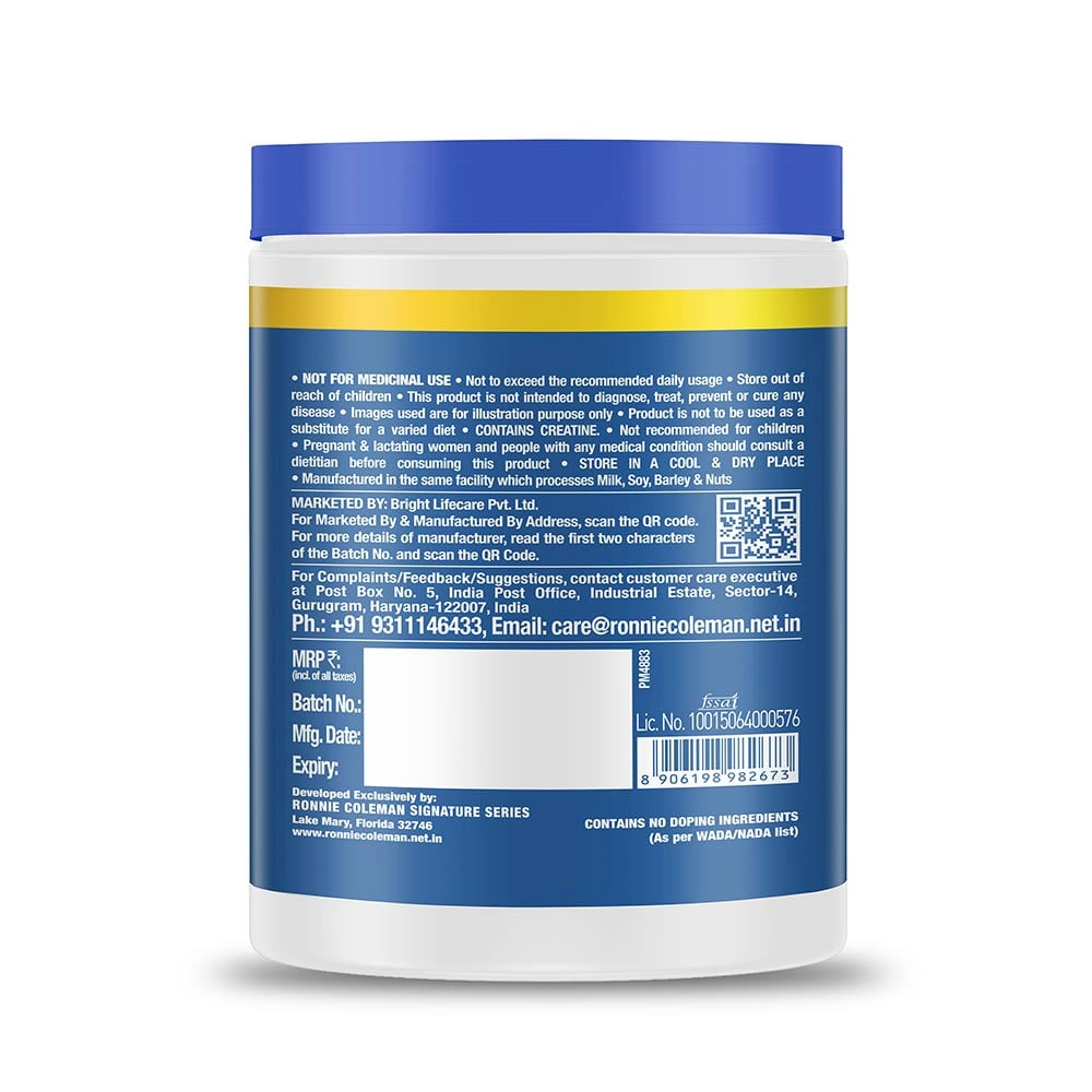 4 - Ronnie Coleman Creatine XS,  Unflavoured  0.66 lb
