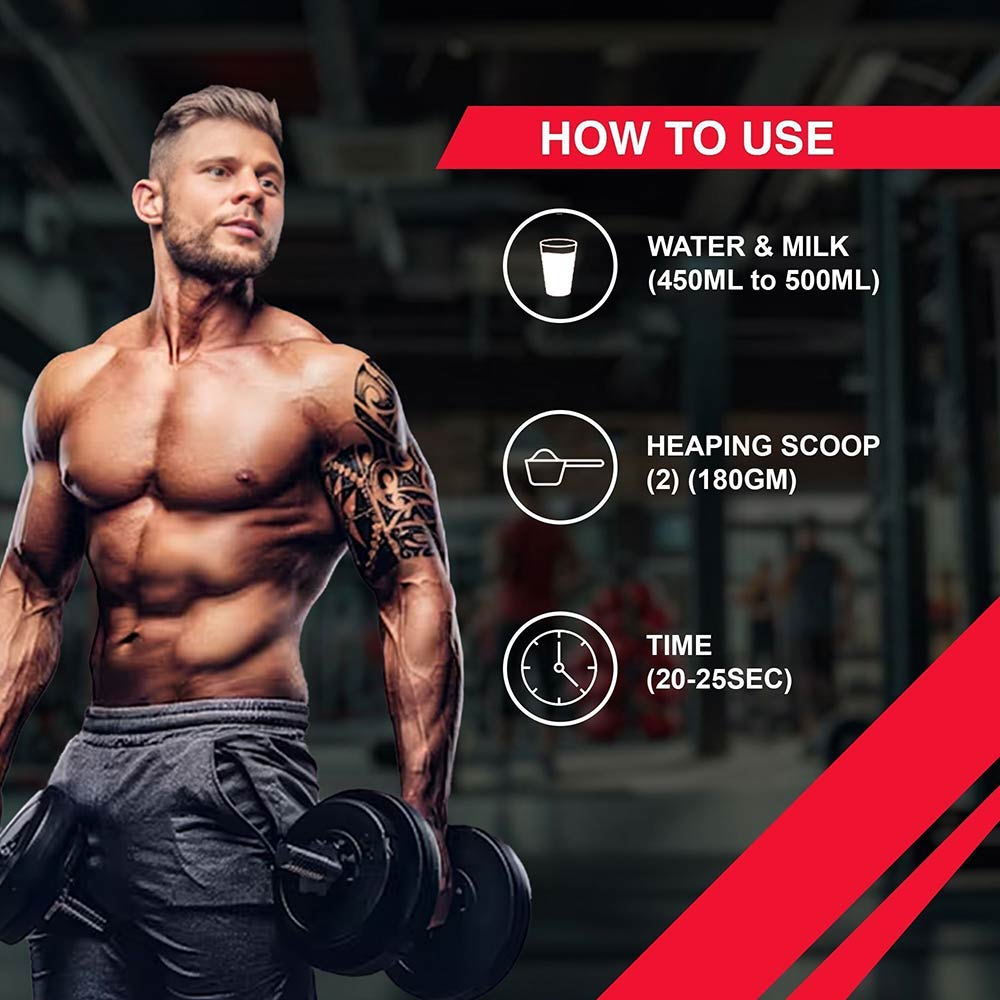 5 - Muscle Performance Anabolic Mass Gainer,  2.2 lb  Rabri Kulfi with Steel Shaker 