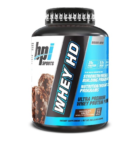 1 - BPI Sports Whey-HD Ultra Premium, 4.4 lb Chocolate Delight
