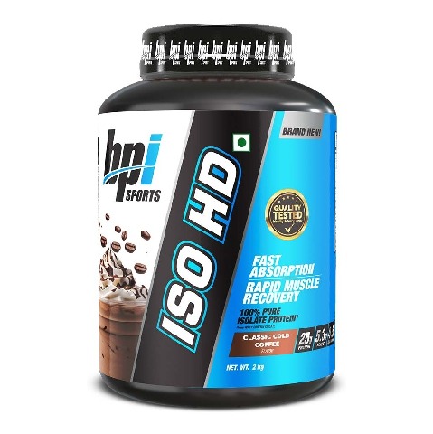 1 - BPI Sports ISO HD, 4.4 lb Classic Cold Coffee