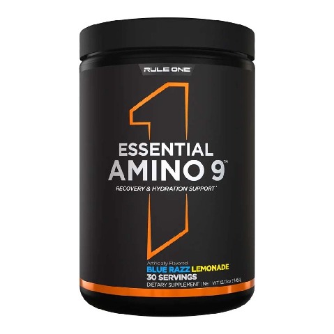 Rule One Essential Amino9,  0.76 lb  30 Servings  Blue Razz Lemonade 
