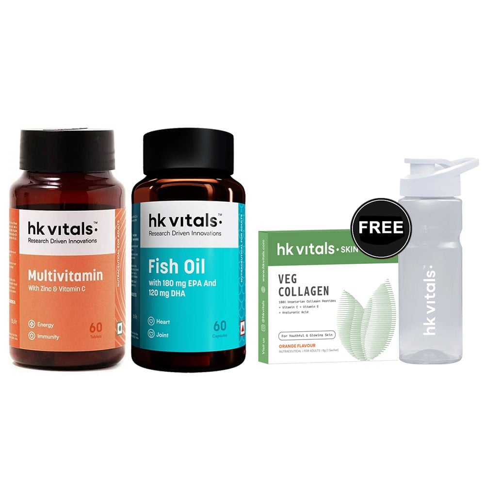 Multivitamin & Fish Oil 60 Tabs Combo with assured freebies