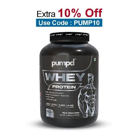 Pumpd Whey Protein,  4.4 lb  Rich Chocolate 