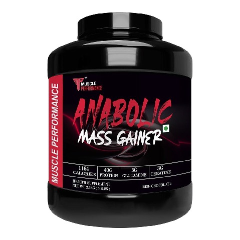1 - Muscle Performance Anabolic Mass Gainer,  5.5 lb  Irish Chocolate 