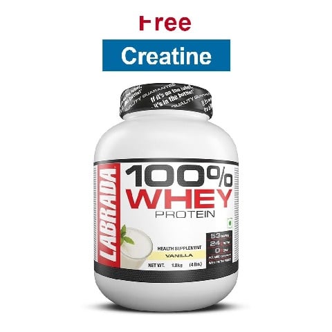 Labrada 100% Whey Protein, 4 lb Vanilla