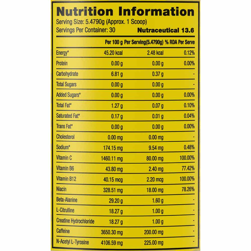 6 - Cellucor C4 Original Pre-Workout,  0.36 lb  Orange Burst 