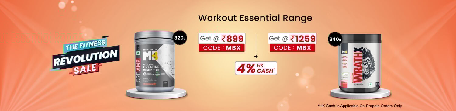 Workout Essentials | Extra 10% | Max Dis 400 | MBX | 4% HK Cash