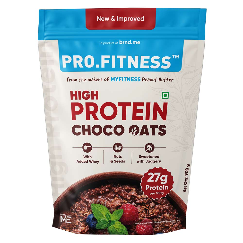 Pro.Fitness High Protein Oats, 900 g Chocolate