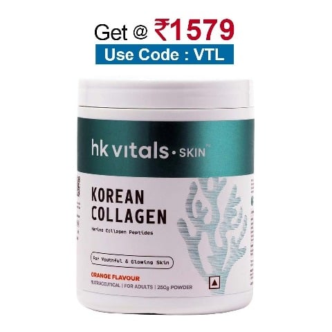 HealthKart HK Vitals Korean Skin Collagen,  250 g  Orange 