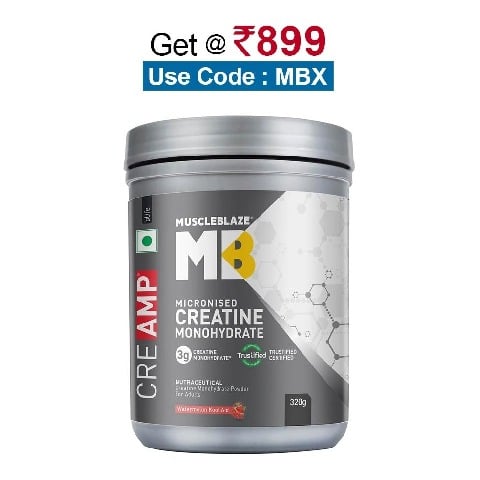 MuscleBlaze Creatine Monohydrate CreAMP,  Watermelon Kool Aid  0.71 lb 