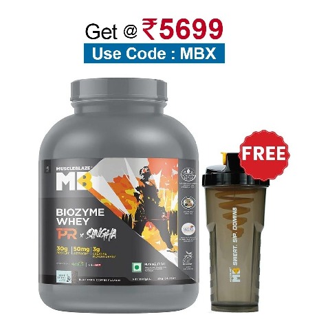 MuscleBlaze Biozyme Whey PR,  4.4 lb  Blue Tokai Coffee-Special Singha Edition 