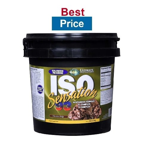 Ultimate Nutrition ISO Sensation 93, 5 lb Chocolate Fudge