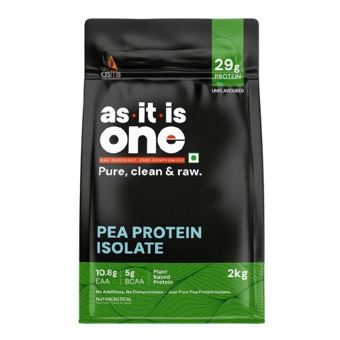 1 - AS-IT-IS Nutrition Pea Protein Isolate,  4.4 lb  Unflavoured 