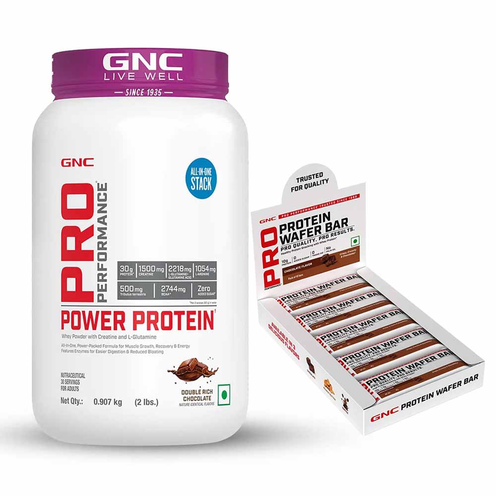 Pro Performance Power Protein 2 lb Double Rich Chocolate & Pro Performance Protein Wafer Bar 10 Bars Chocolate-image-4