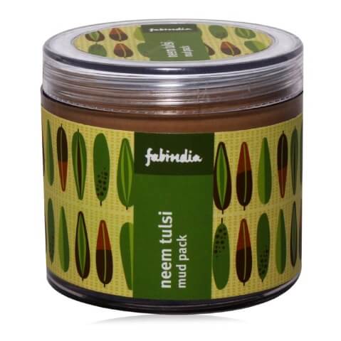 Fabindia Mud Face Pack,  Neem Tulsi Mud Pack 