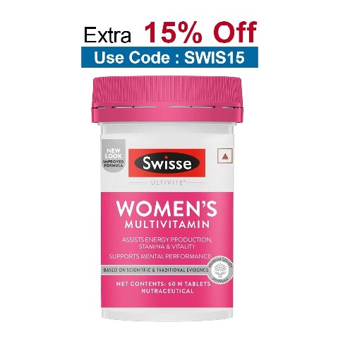 Swisse Womens Ultivite Multivitamin,  60 tablet(s)  Unflavoured 