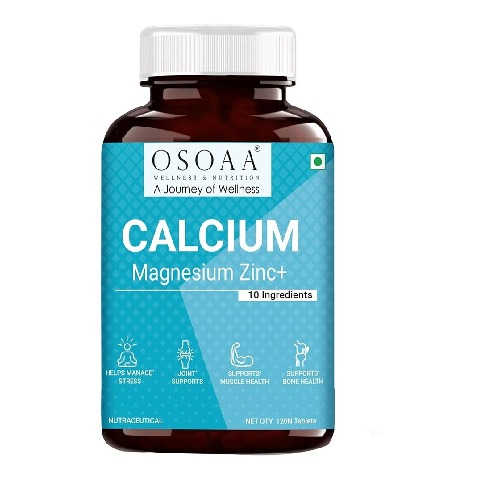 1 - Osoaa Calcium Magnesium Zinc+, 120 tablet(s) Unflavoured