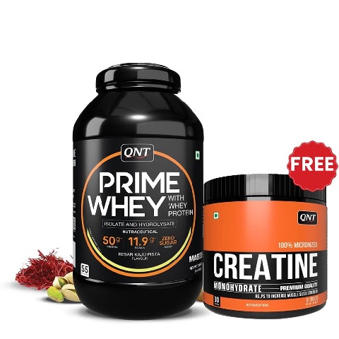QNT Prime Whey, 4.4 lb Kesar Kaju Pista