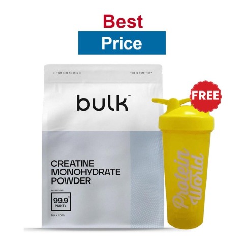 Bulk Creatine Monohydrate Powder,  Unflavoured  0.44 lb 