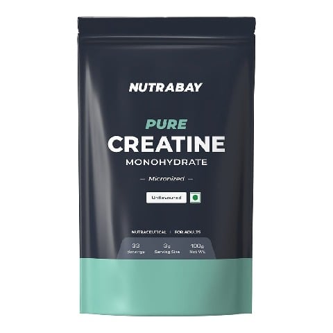 1 - Nutrabay Pure Creatine Monohydrate Amino Acid,  Unflavoured  0.22 lb 