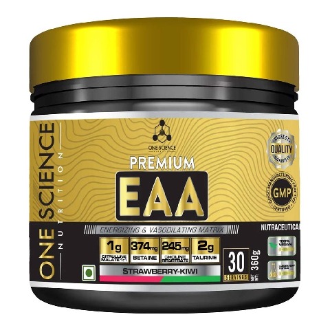 1 - One Science Premium EAA, 0.79 lb 30 Servings Strawberry Kiwi