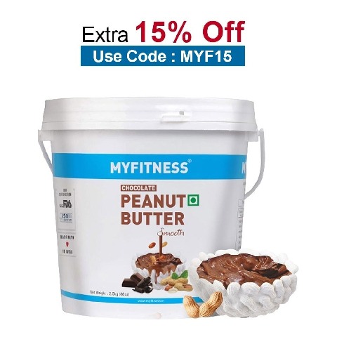 Myfitness by brnd.me Chocolate Peanut Butter,  2.5 kg  Smooth 