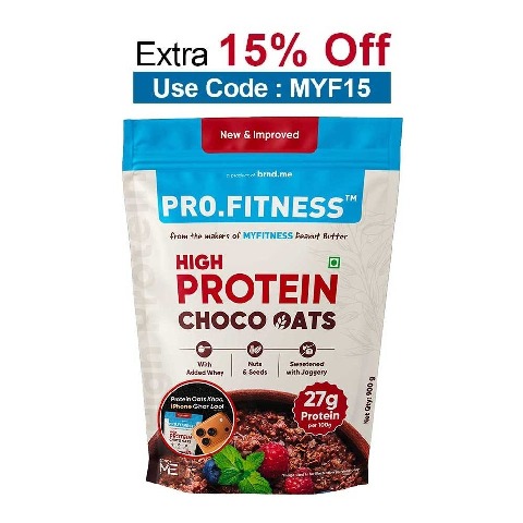 Pro.Fitness High Protein Oats, 900 g Chocolate